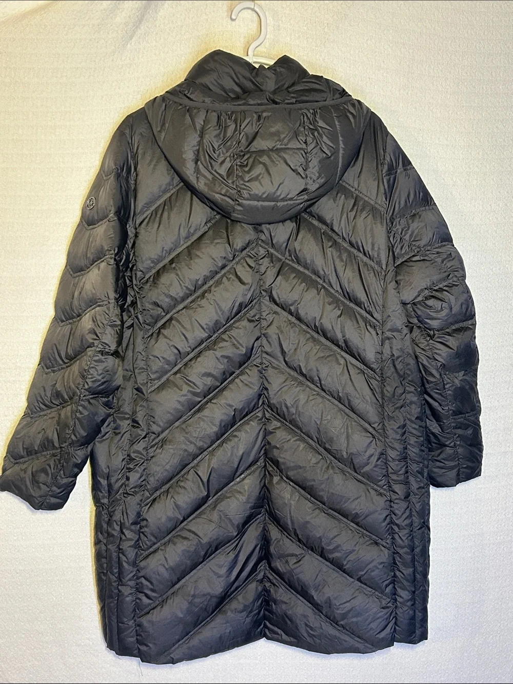 Michael Kors Black Quilted Long Puffer Coat